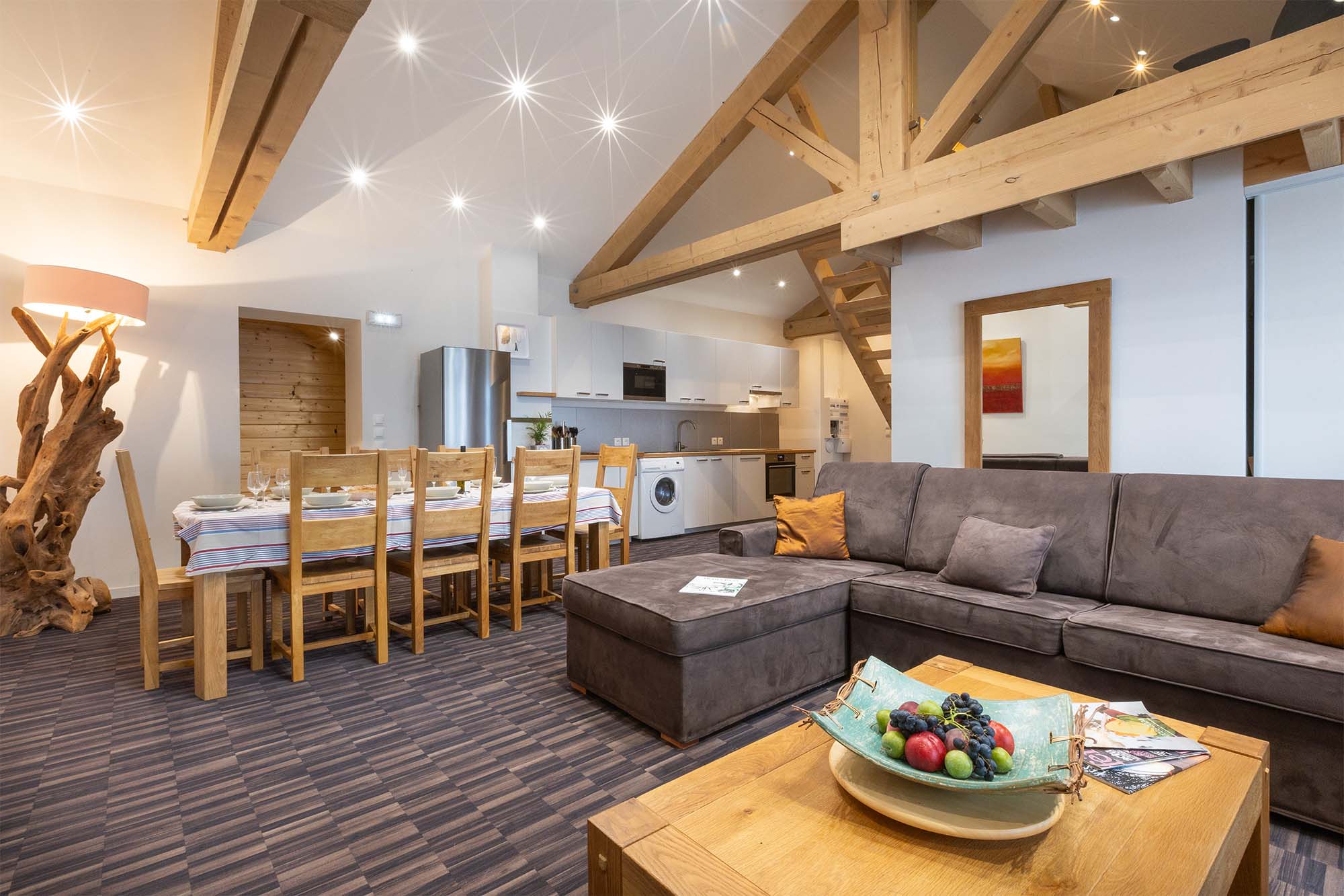 Living Room in Apartment Grand Renard at Résidence Chalet Les Amis in Les Arcs Peisey-Vallandry