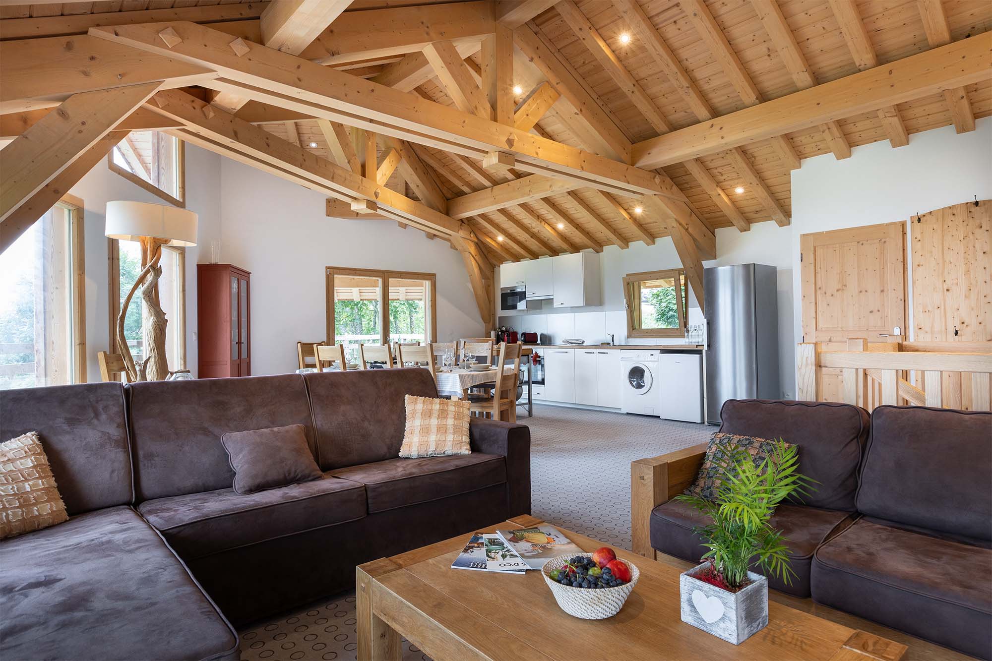 Living room in Apartment Aiguille Rouge at Résidence Chalet Les Amis in Les Arcs Peisey-Vallandry