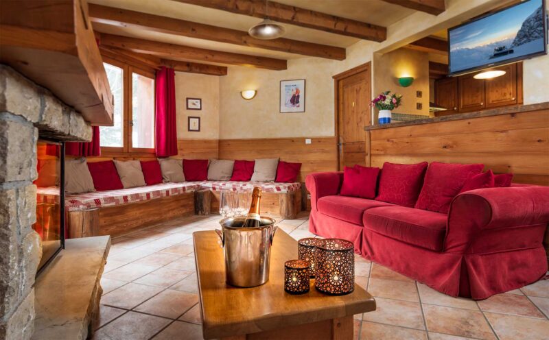 Chalet Morgane - La Tania - Living room