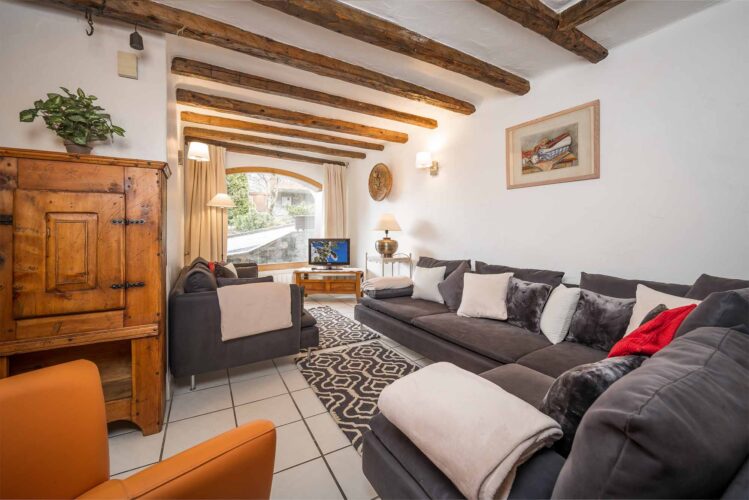 Chalet Charmille La Tania living room