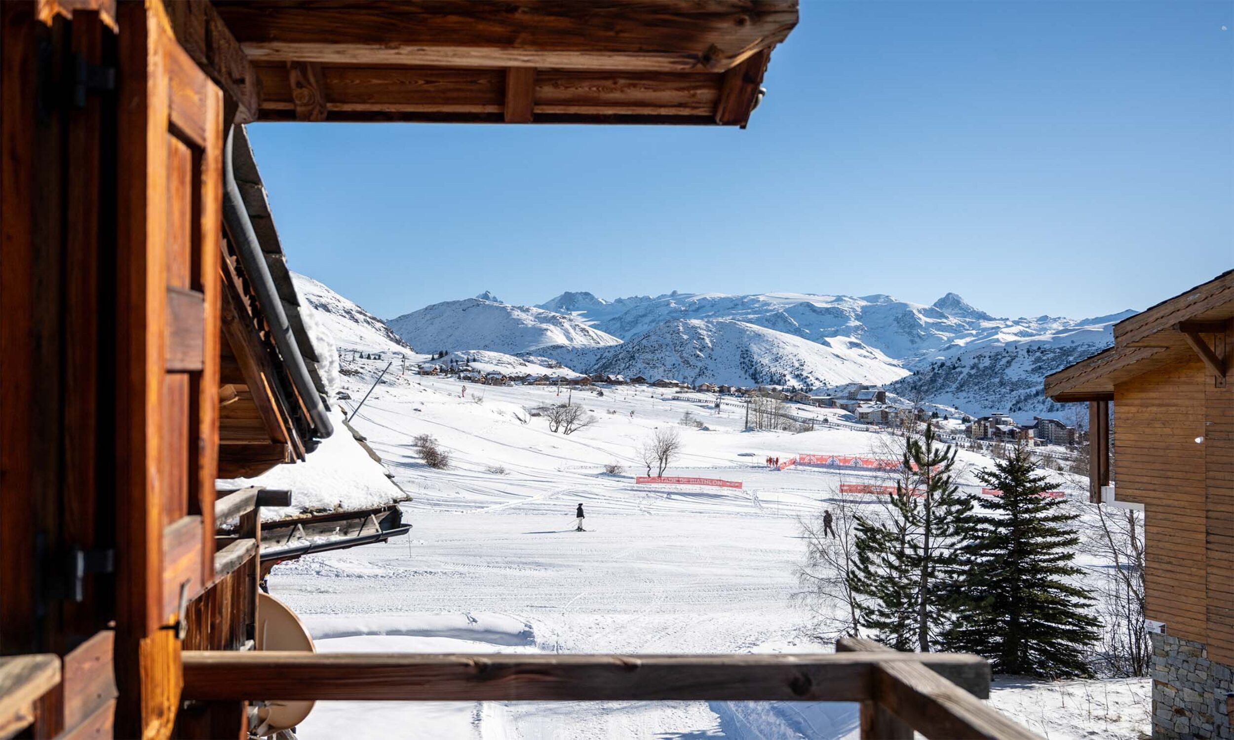 Chalet Le Manoir Alpe d'Huez view