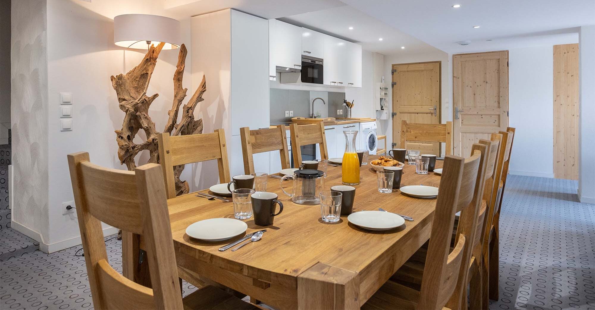 Dining room in Apartment Montchavin at Résidence Chalet Les Amis in Les Arcs Peisey-Vallandry