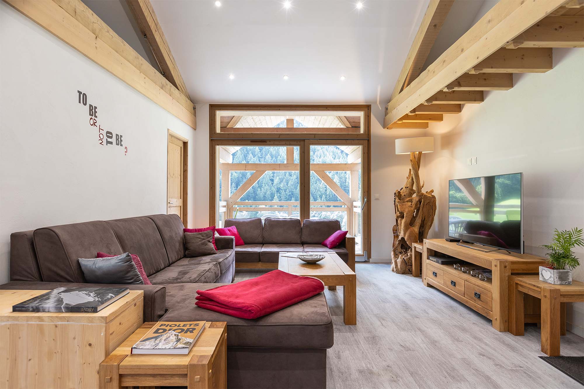 Living Room in Apartment Nancroix at Résidence Chalet Les Amis in Les Arcs Peisey-Vallandry