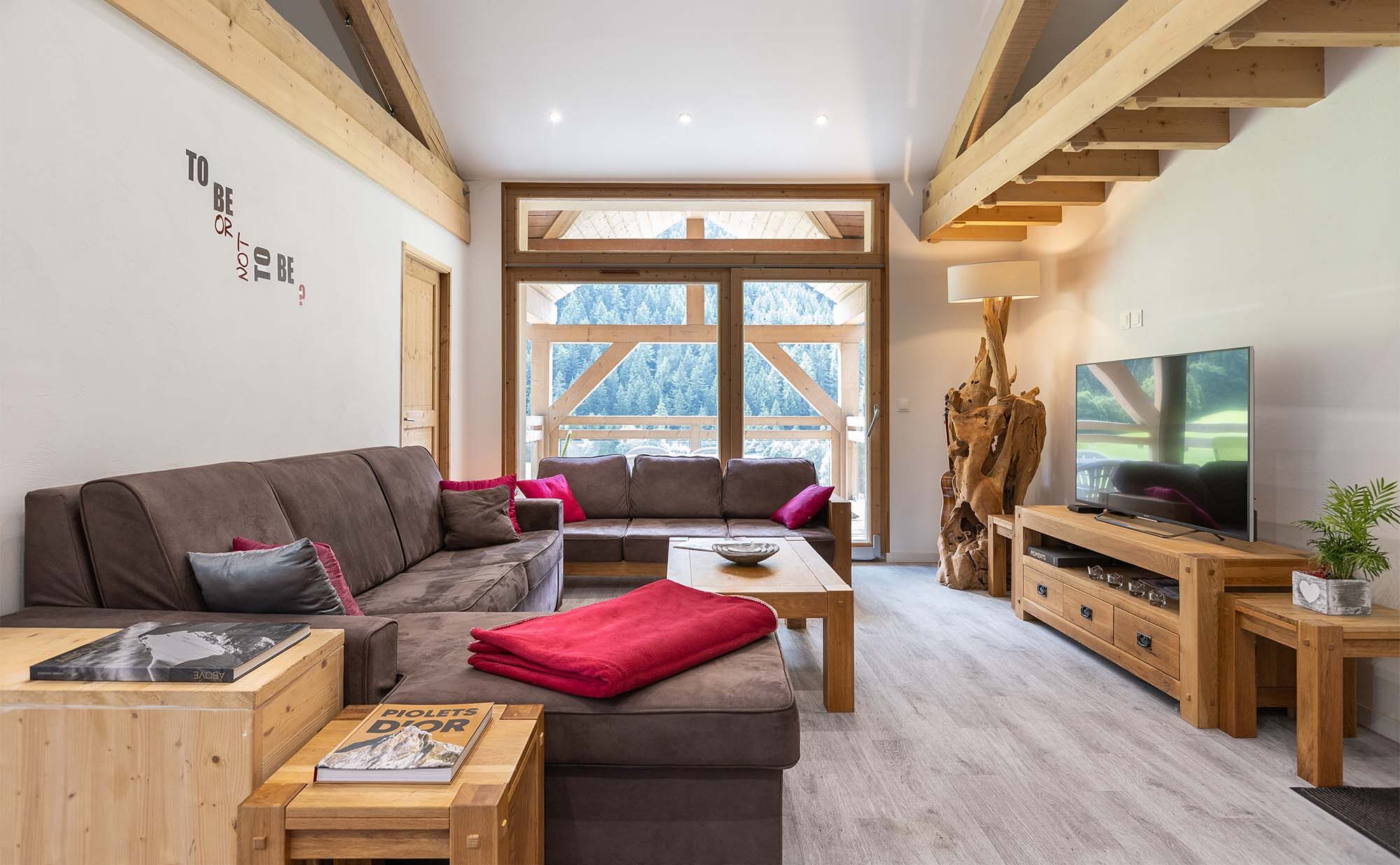 Living room in Apartment Nancroix at Résidence Chalet Les Amis in Les Arcs Peisey-Vallandry